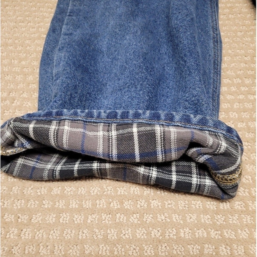 Carhartt Mens Jeans 42x30, B172 DST Flannel Lined Relaxed‎ Fit Denim - Picture 7 of 7